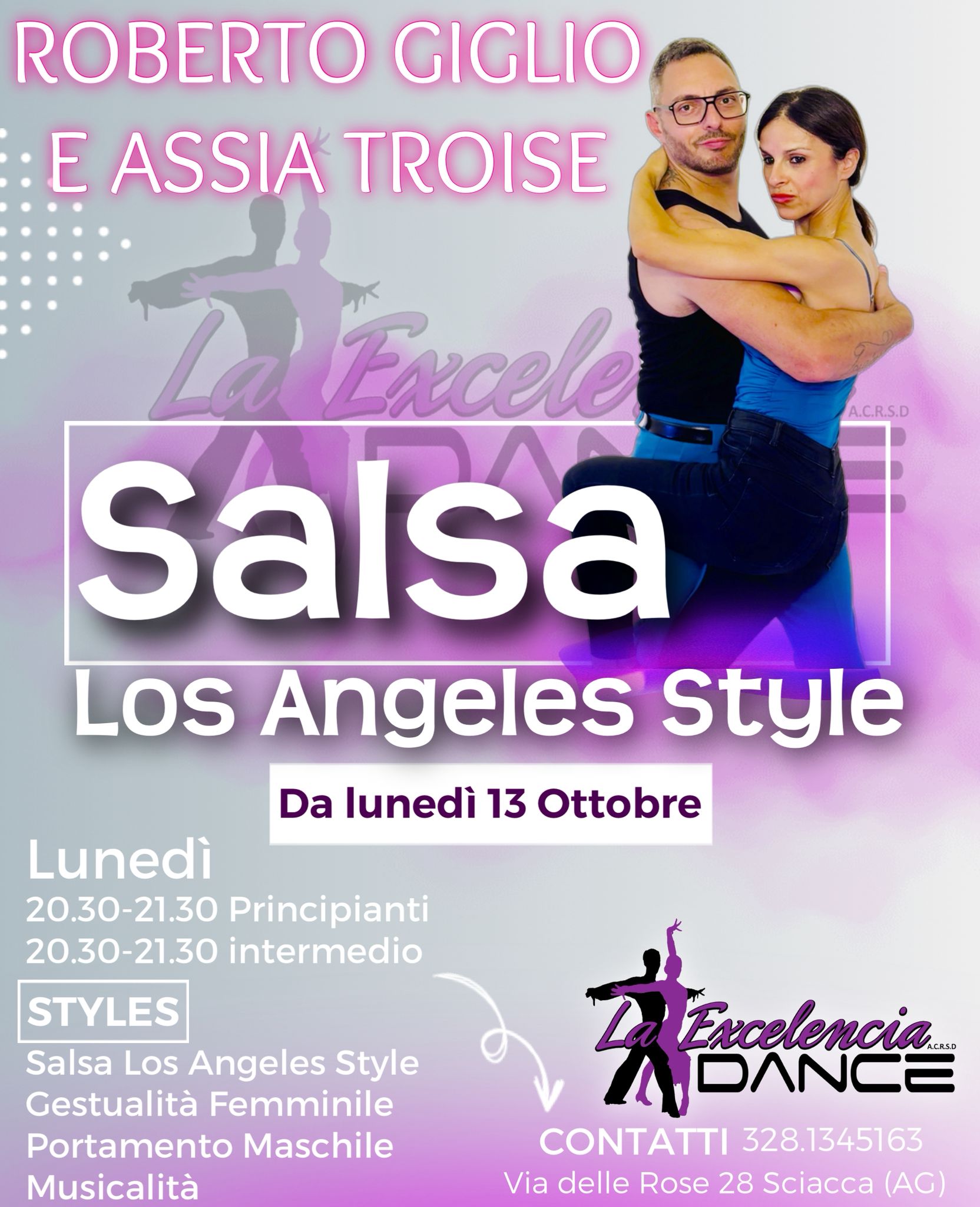 Salsa Los Angeles Style presso la Excelencia Dance
