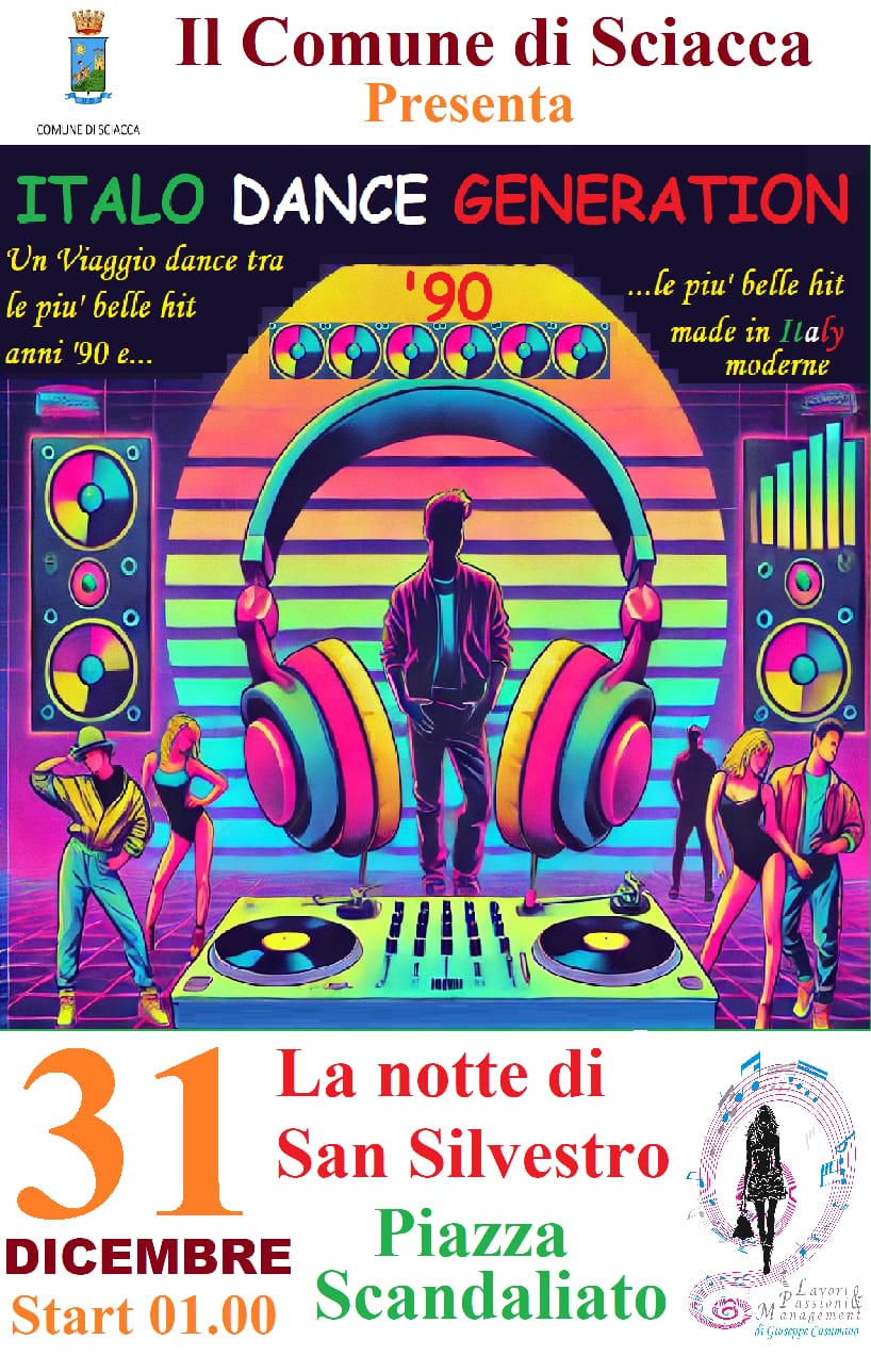 Italo Dance Generation – viaggio tra le più belle hit made in Italy