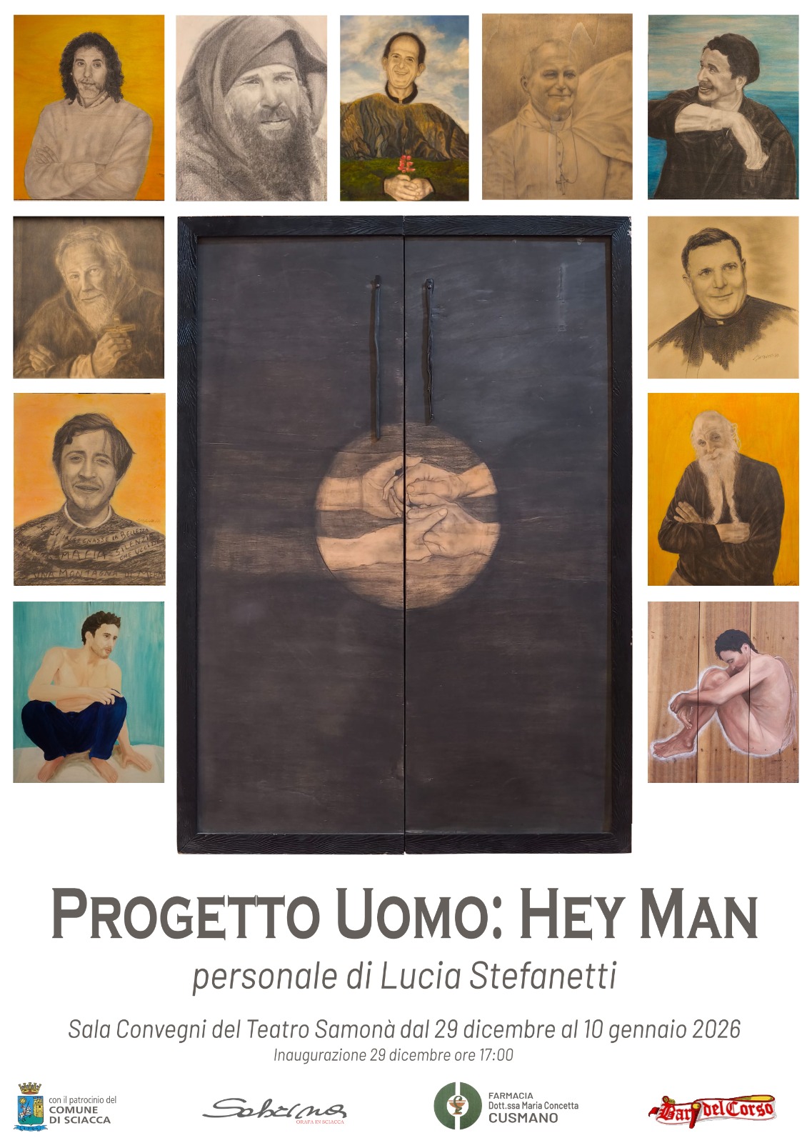 Progetto Uomo: Hey Man – di Lucia Stefanetti, Mostra d’Arte Personale